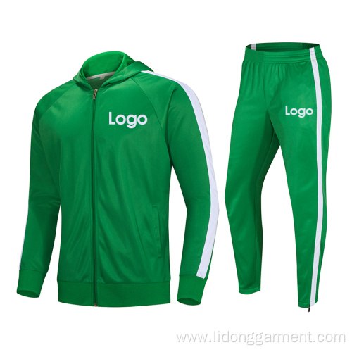 Wholesale Mens Two Pieces Sportswear Jogger Tracksuit